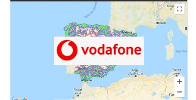 Mapa de cobertura 4G de Vodafone